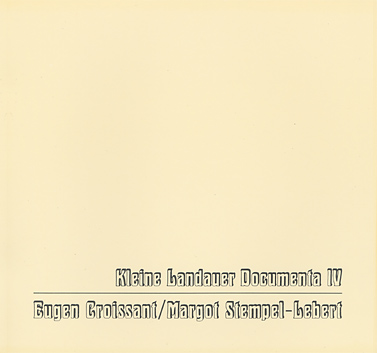 Kleine Landauer Documenta IV