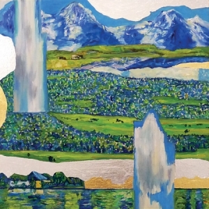 Dirk Klose - Dirk Klose - Global art and nature (Eiger, Mönch, Variation zu Klimt, Litzlberg am Attersee Dirk Klose