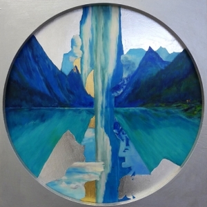 Dirk Klose - Dirk Klose - Tondo global: Altaigebirge, Akkem-See Dirk Klose
