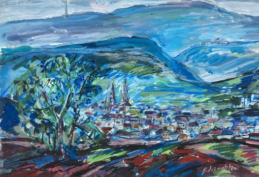 Horst Schwab - Blick auf Kusel Horst Schwab